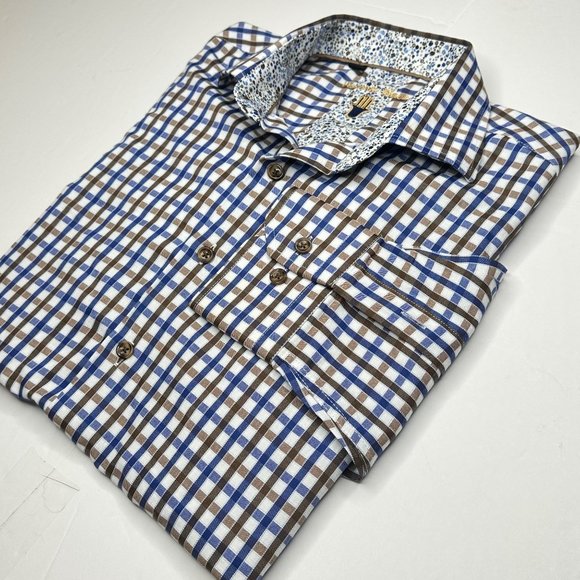 VISCONTE BLACK - Men's long sleeve shirt.‎ Size Small. - Picture 1 of 6